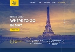 طراحی سایت گردشگری - ریسپانسیو